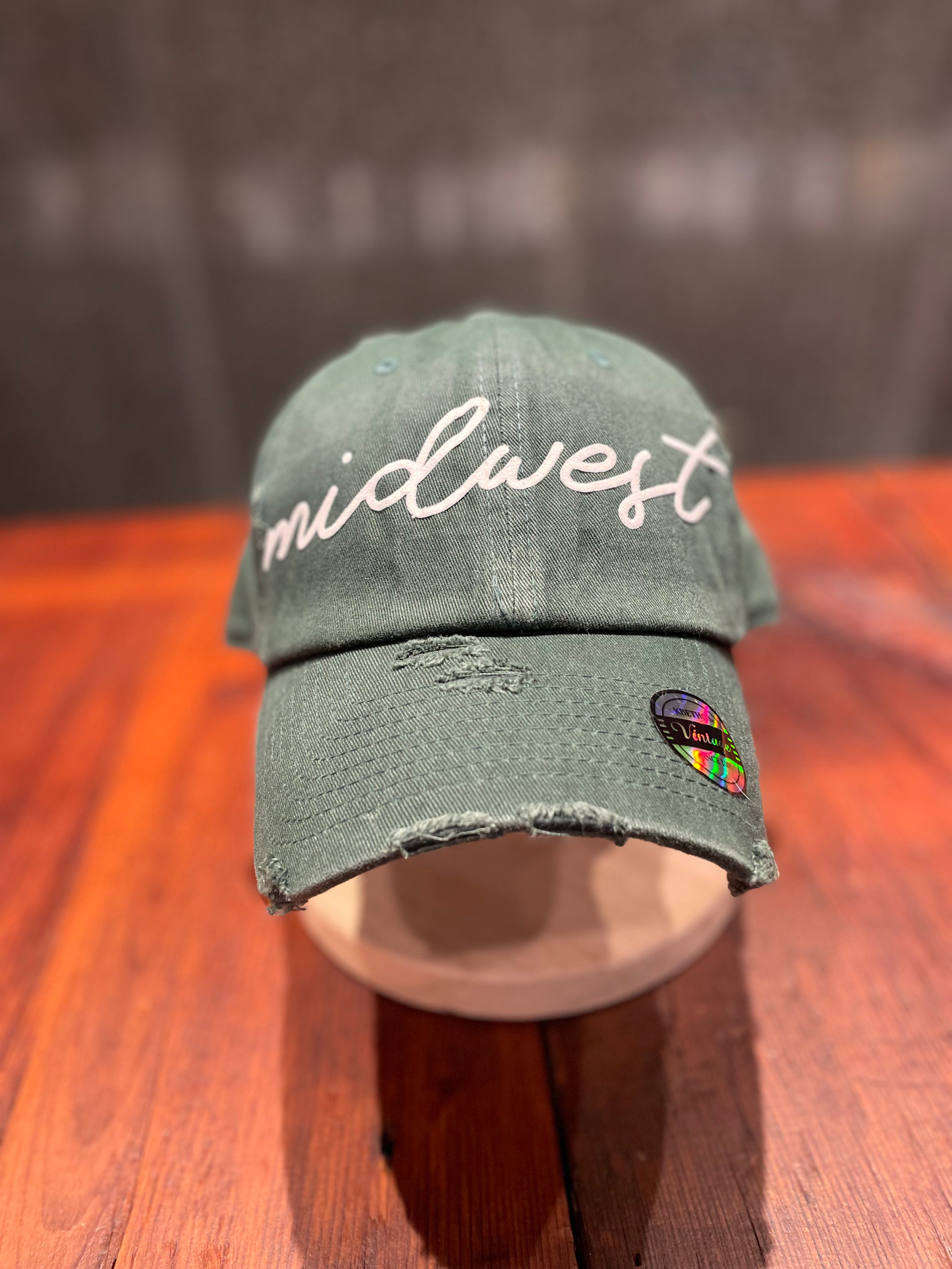 Green Midwest Cap