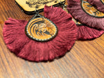 Load image into Gallery viewer, Hand Tooled Fringe Earrings
