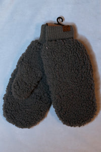 Fuzzy Lined Sherpa Convertible C.C Mittens