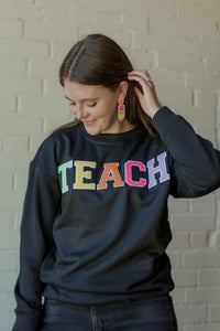 Chenille TEACH Sweatshirt