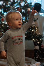 Load image into Gallery viewer, &#39;Merry Christmas Ya Filthy Animals&#39; Baby Fleece Onesie
