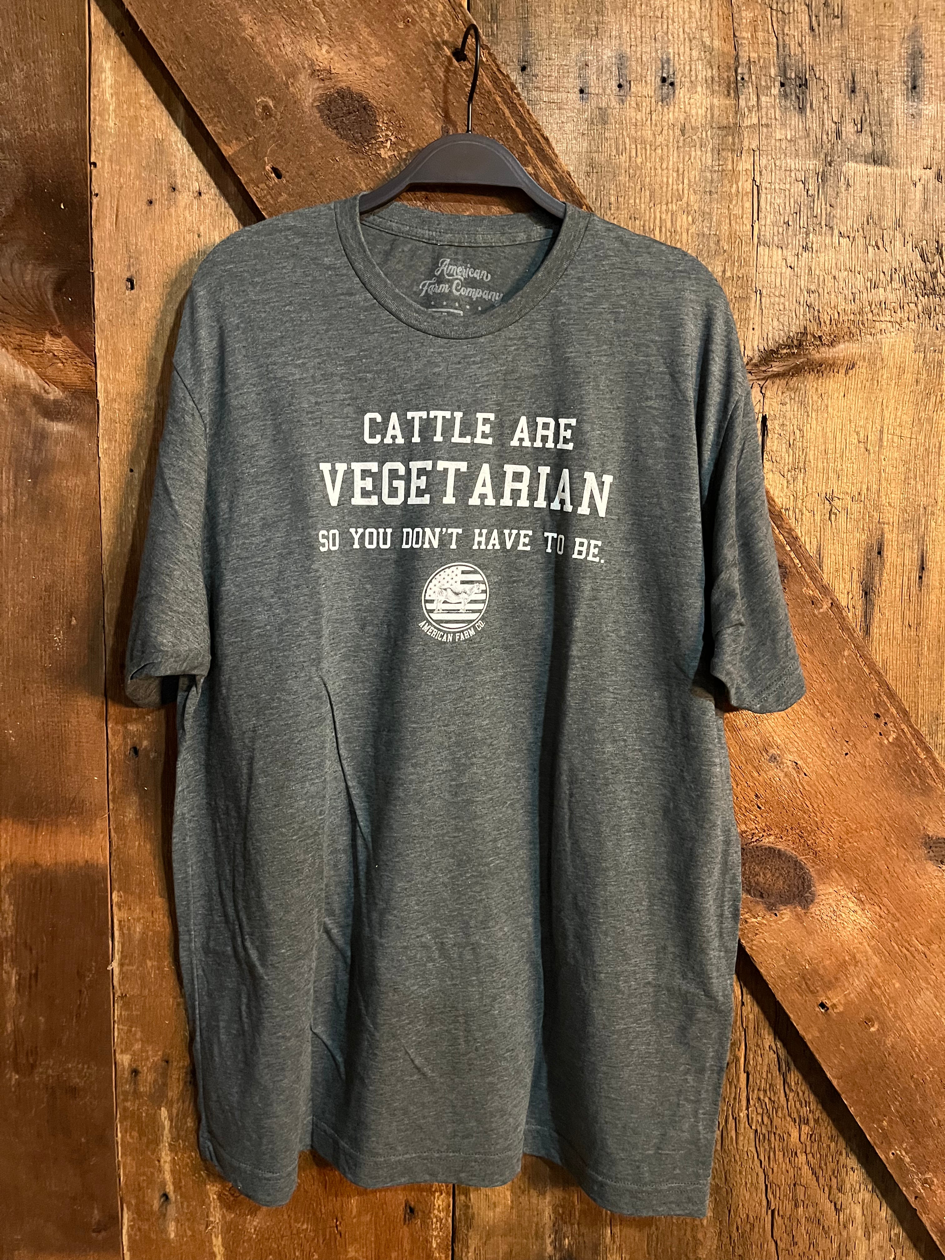 'Cattle Are Vegetarian' Graphic Tee