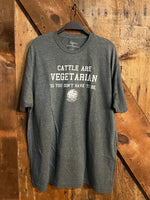 Load image into Gallery viewer, &#39;Cattle Are Vegetarian&#39; Graphic Tee
