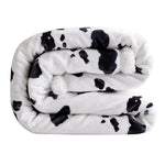 Load image into Gallery viewer, Cowhide Fleece Throw Blanket
