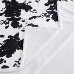 Load image into Gallery viewer, Cowhide Fleece Throw Blanket
