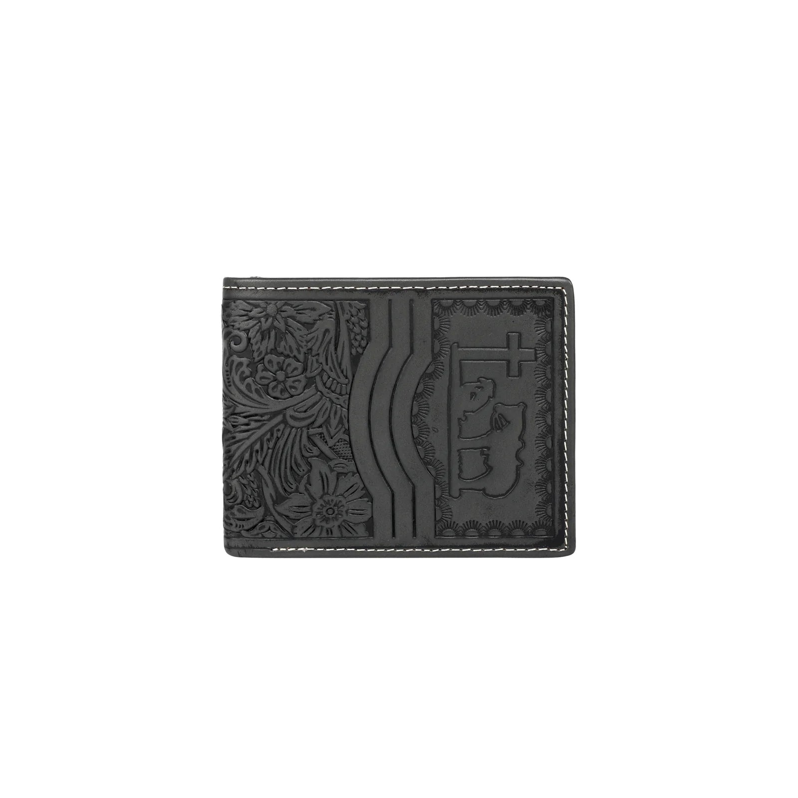 Genuine Tooled Leather Collection Men's Wallet