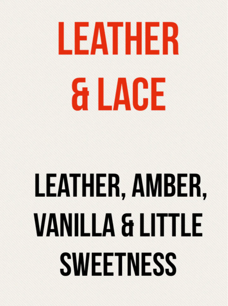 Leather and Lace Scented Oil Spray