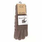 Load image into Gallery viewer, Solid Cable Knit C.C SmartTip Gloves
