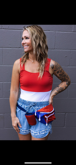 Load image into Gallery viewer, Rockets Red Glam Fanny Pack
