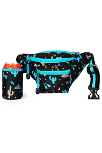 Midnight Fiesta Fanny Pack with Drink Holder