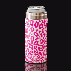 Glitzy Skinny Can Cooler