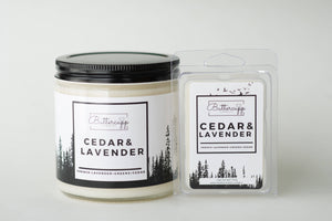 Buttercupp Candles • Cedar & Lavender