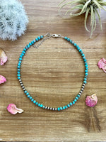 Load image into Gallery viewer, Turquoise Nugget Choker
