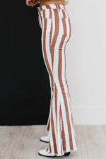 Load image into Gallery viewer, Show Stopper Striped Flare Pants
