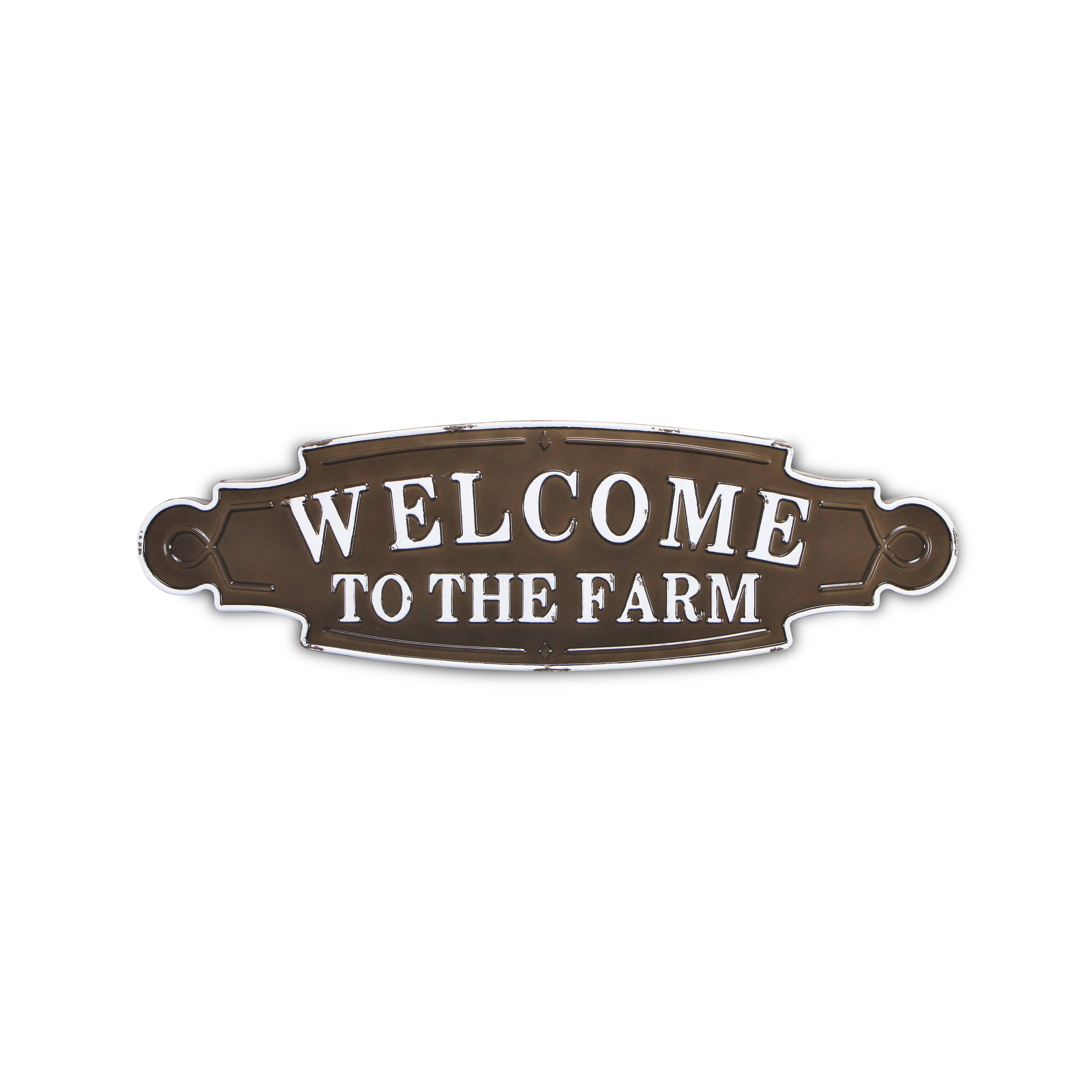 Wall Sign - Welcome To The Farm
