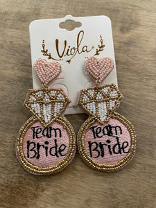 Team Bride Earrings