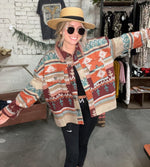 Load image into Gallery viewer, Boho Aztec Shacket

