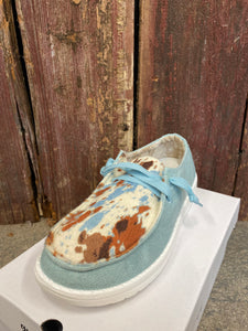Kids Turquoise Lil Mooma Shoes