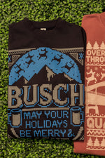 Load image into Gallery viewer, Busch Light: Merry &amp; Light Crew Sweatshirt
