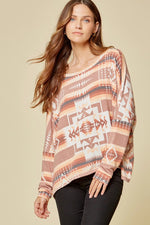 Load image into Gallery viewer, Aztec Tunic Top
