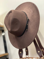 Load image into Gallery viewer, Wide Brim Felt Hat
