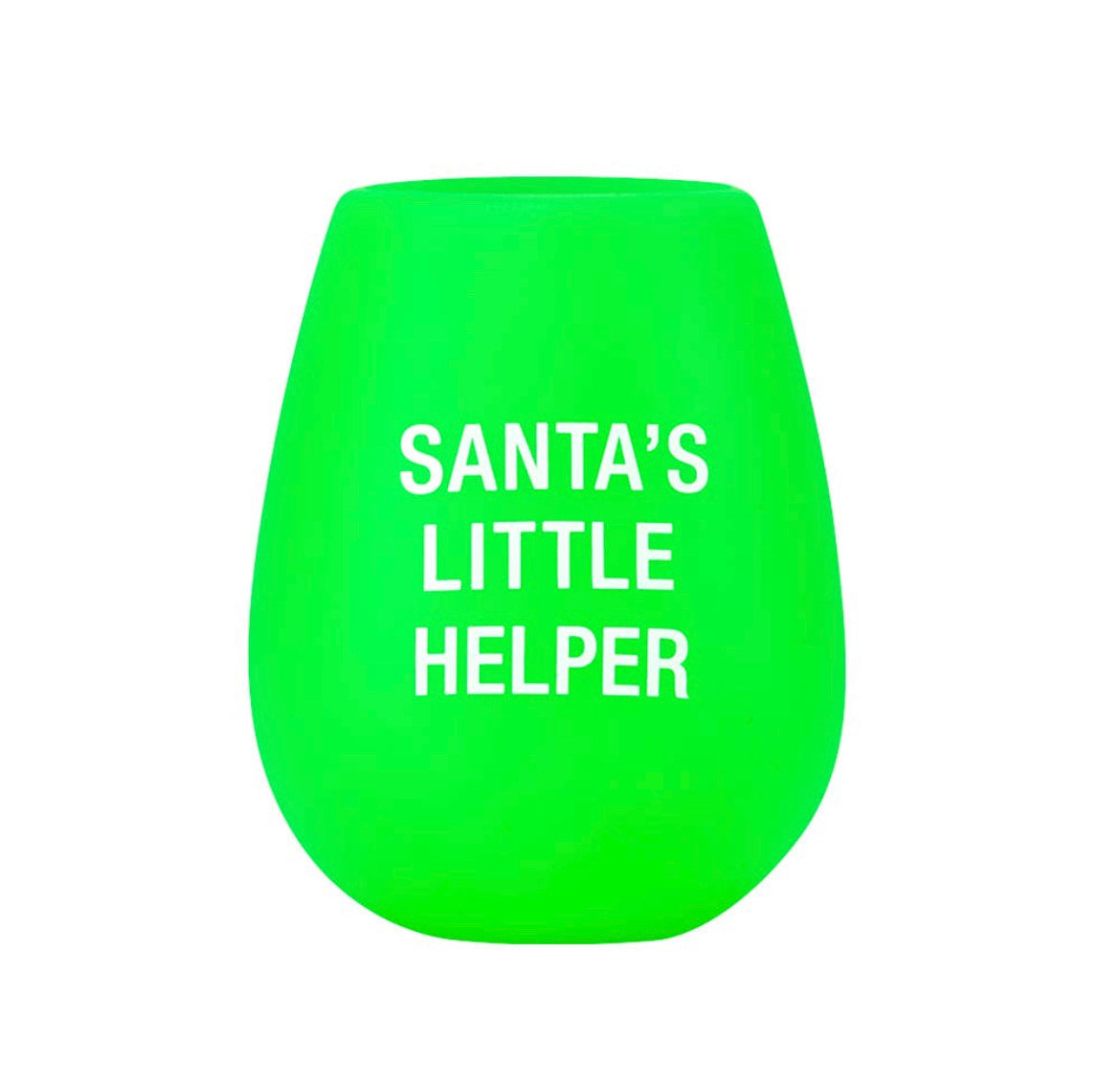 Santa's Little Helper Wine Cup