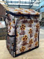 Load image into Gallery viewer, Boot Bouquet Backpack Cooler

