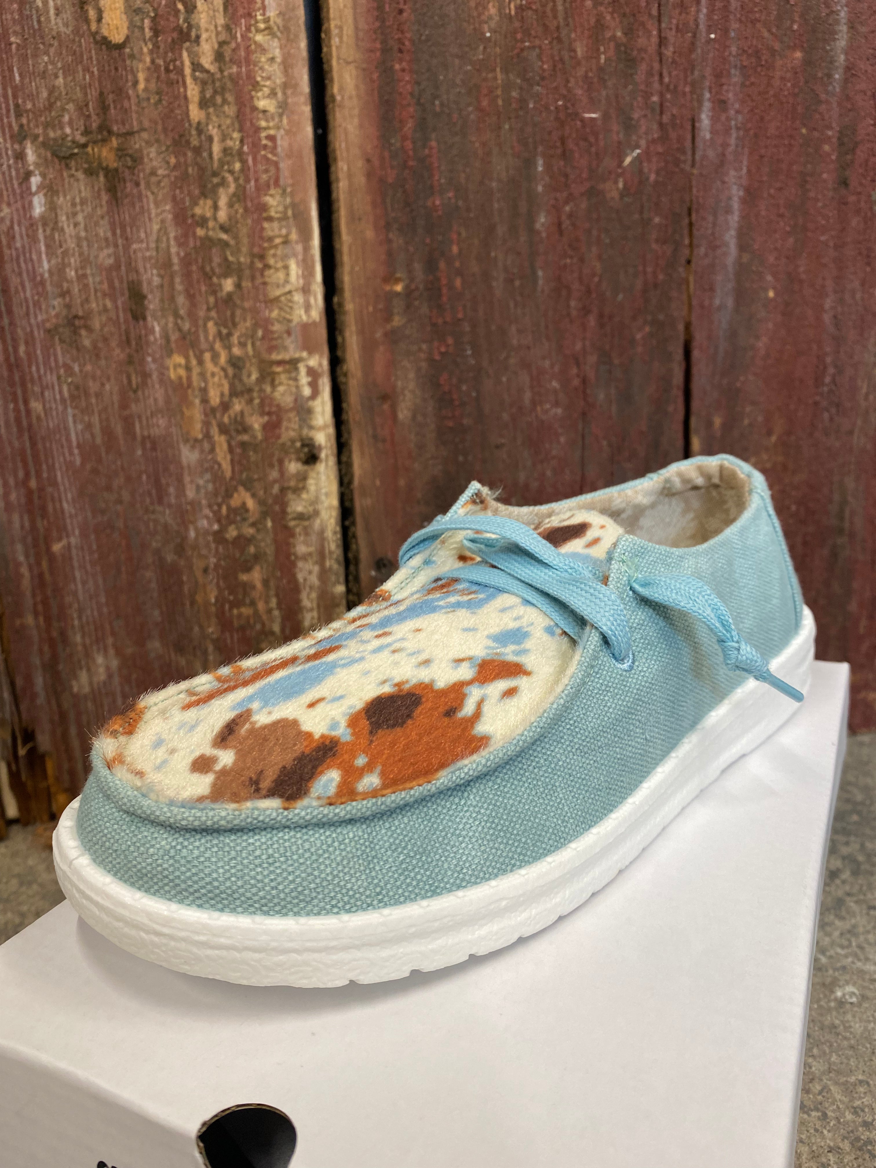 Kids Turquoise Lil Mooma Shoes