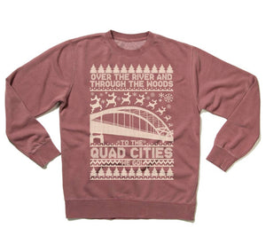Quad Cities: Over The River Crew Sweatshirt