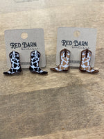 Load image into Gallery viewer, Cow Print Cowboy Boot Studs
