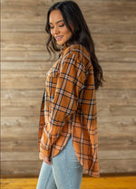 Load image into Gallery viewer, Carmel, Black &amp; White Plaid Flannel
