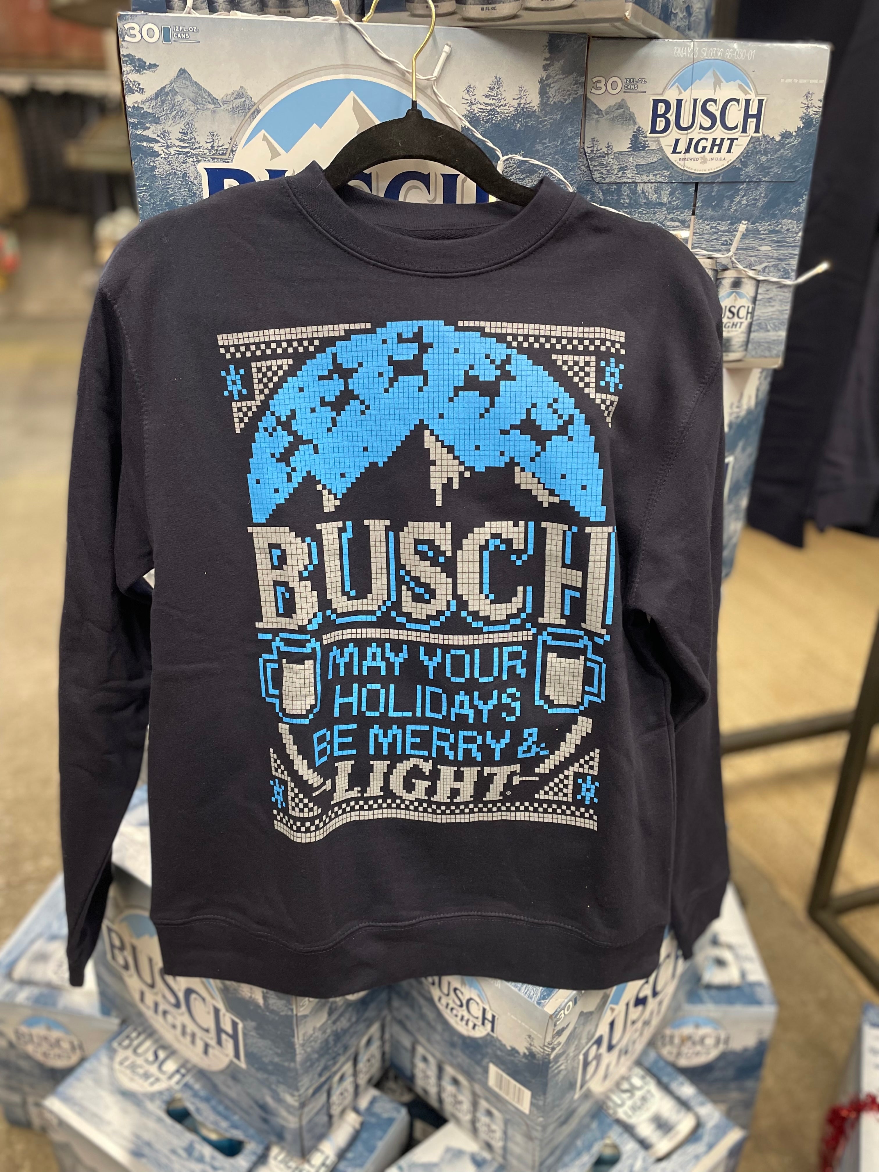 Busch Light: Merry & Light Crew Sweatshirt