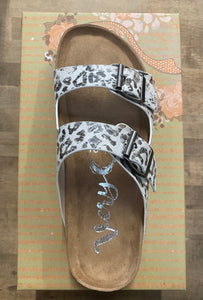 Cream Cheetah Sandals