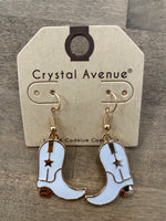 Load image into Gallery viewer, Cowboy Boot Dangle Earrings
