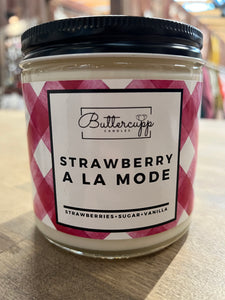 Buttercupp Candles • Strawberry A La Mode